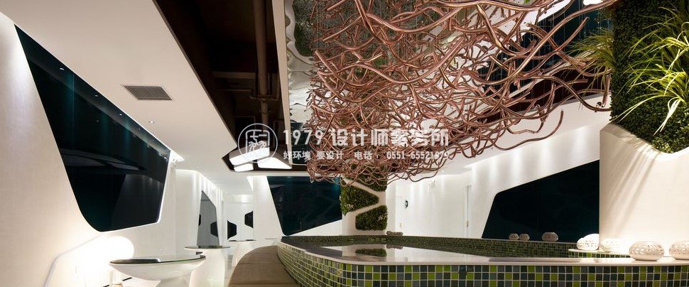 合肥貝琳國際美容院設計之景觀區(qū)設計效果圖