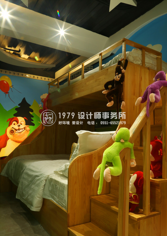 賓館兒童房床鋪設計效果圖