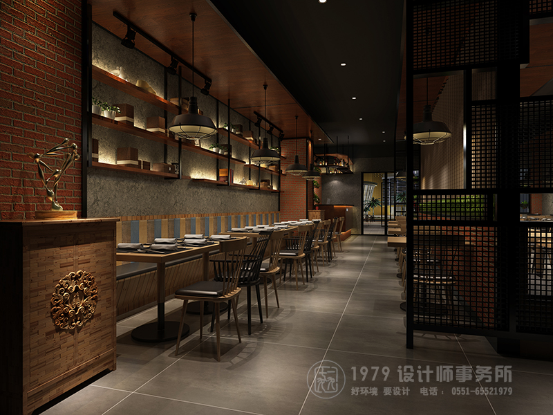 簡單別致的餐廳餐桌設計效果圖